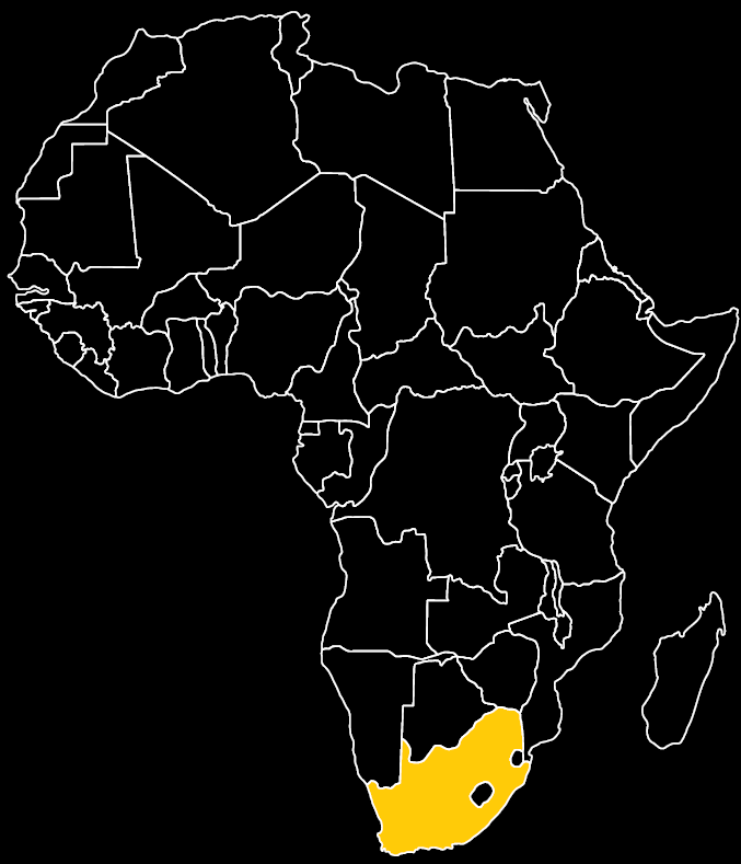 South african map